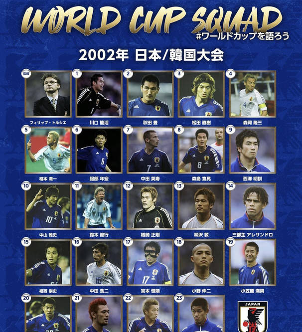韩日世界杯20周年，日本老国脚再聚首你能全部认出他们吗？？？？