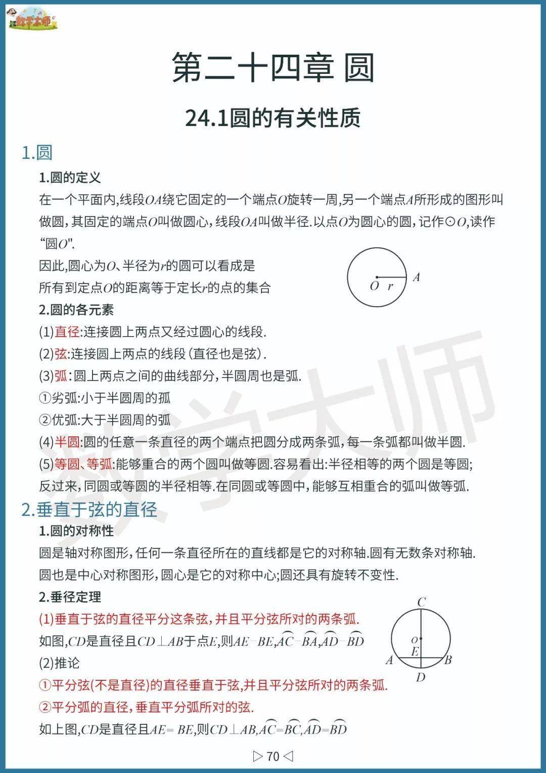 初中数学基础知识点整理！高清全面可下载