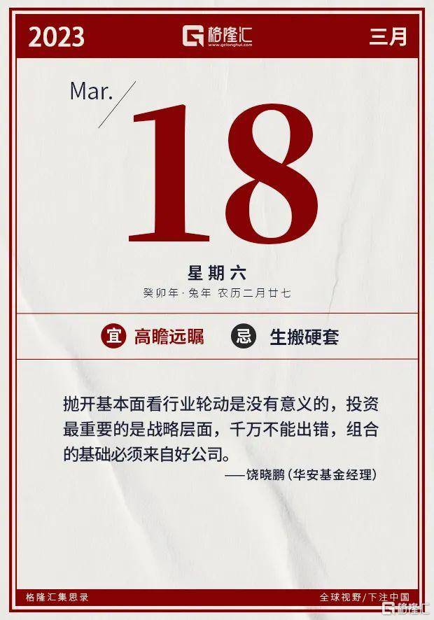 早报 (03.18）| 没完没了，银行股又崩盘，重创美股！第一共和暴跌逾30%；中国央行全面降准25基点；原油全周下挫逾10%