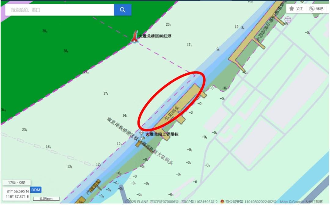 长江南京段水深异常，江苏海事部门发布提醒